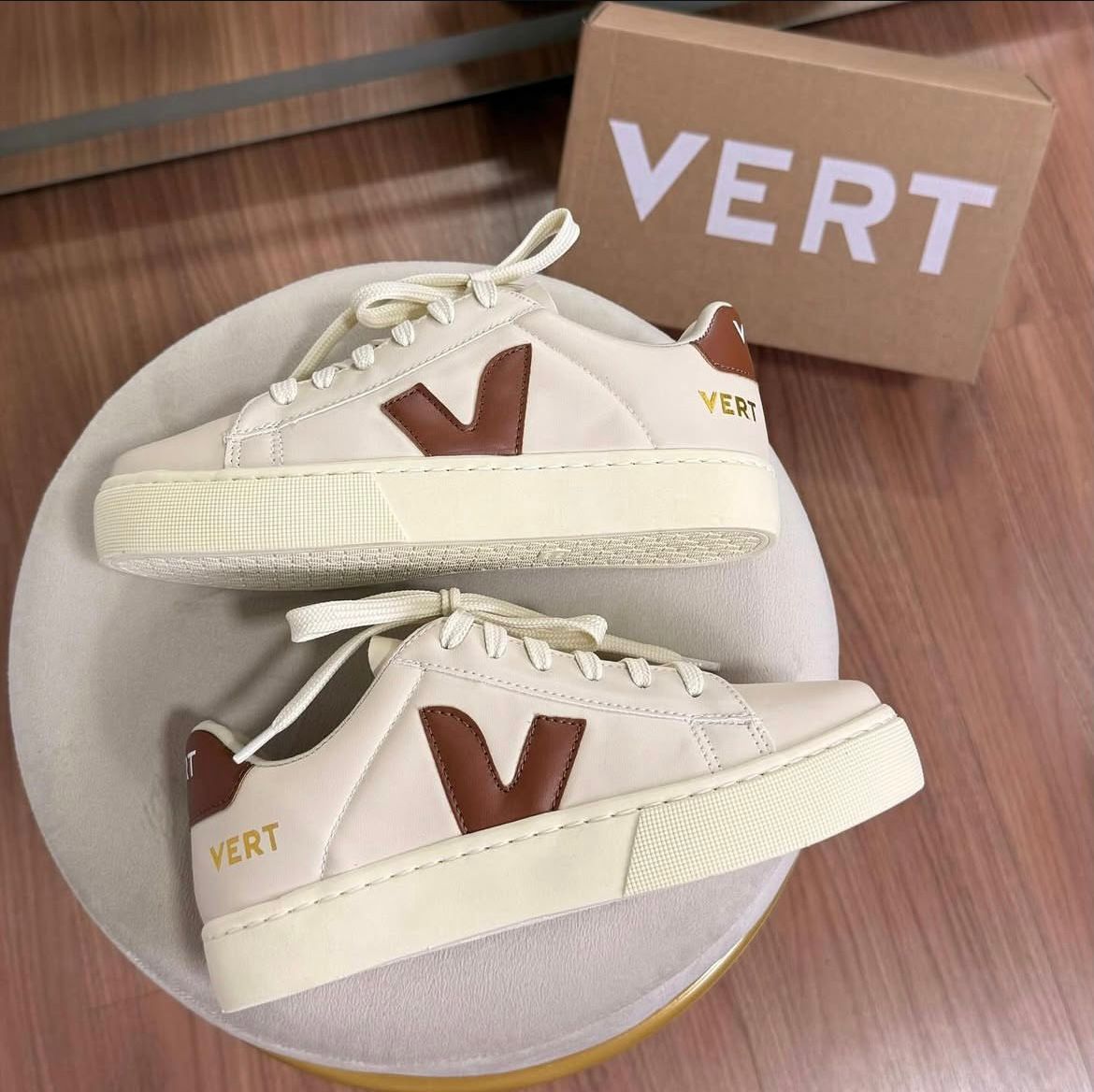 Vert Velcro Ouro